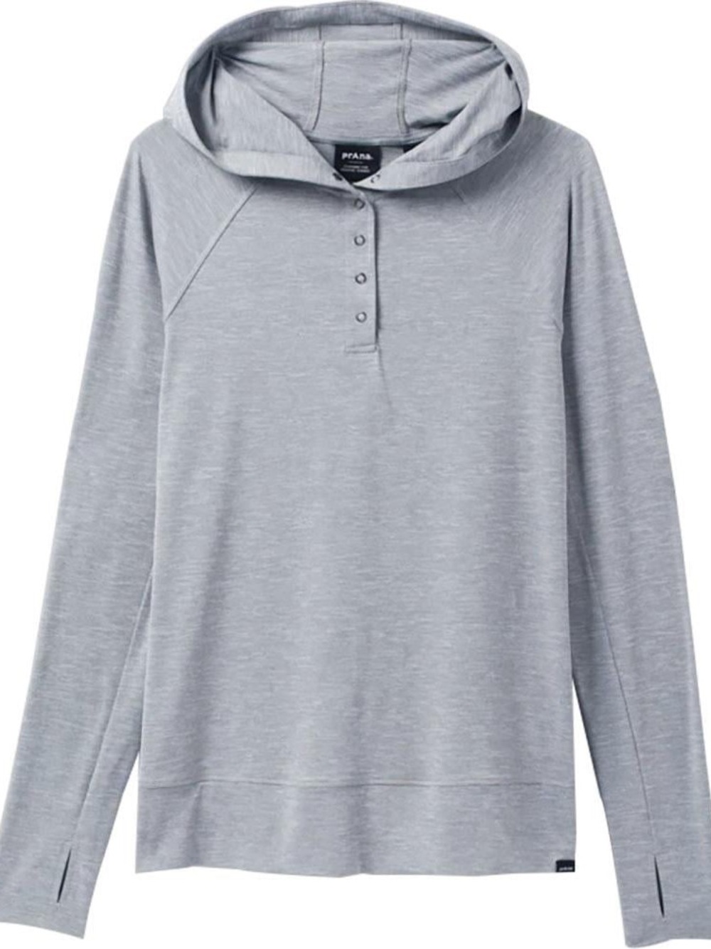 prAna Sol Searcher Womens Hooded Top Lrg
